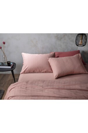 Auror? Silky Touch Double Person Set Lenjerıe De Pat 200x220 Cm Rose Color 10036867 - 4