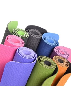 Ausrichtungssymbol 6 mm Tpe Yogamatte Pilatesmatte Tragetasche Geschenk - 4