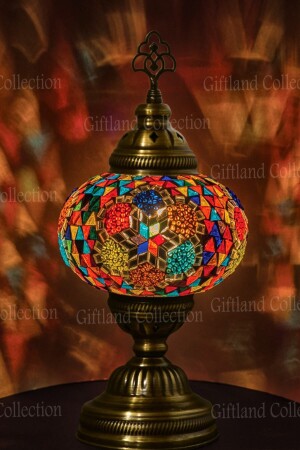 Authentische Mosaik-Desktop-Lampe - 2