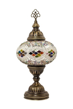 Authentische Mosaiklampe, Schreibtisch 000008 - 4