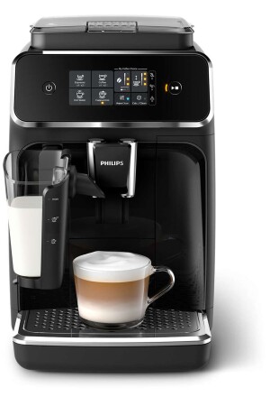 Automatische Cappuccino-Espressomaschine der Premium-Serie mit Mahlwerk, Schwarz OHN23343 - 1