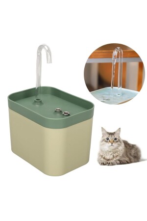 Automatischer Wasserspender Wasserbrunnen Wasserspender für Katzenhunde 1. Funktioniert mit 5-Liter-USB - 1