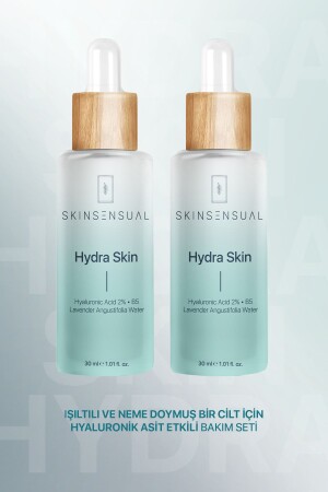 Avantajlı Hydra Skin (hyaluronic Acid %2) Tanışma Paketi | Yoğun Nem Serumu 30 Ml + 30 Ml 2xhydra - 1