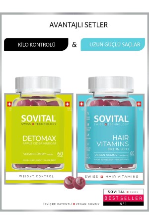 Avantajlı Paket - Haır Saç Vitamini - Detomax Kilo Kontrol Zayıflama - 2