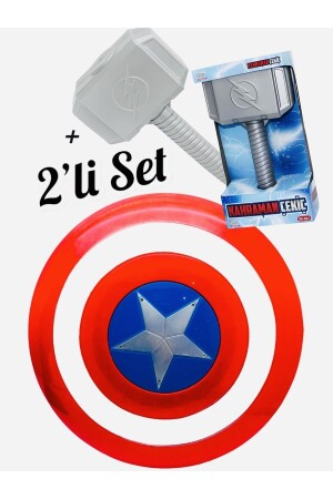 Avengers Captain America Shield und Thor Hammer A6787856788 - 1