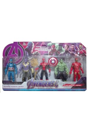 Avengers Thanos – Hulk – Captain America – Spider-Man – Iron-Man 5-teiliges Superhelden-Spielset PRA-5205229-7518 - 3