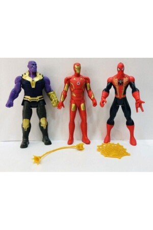 Avengers Thanos – Hulk – Captain America – Spider-Man – Iron-Man 5-teiliges Superhelden-Spielset PRA-5205229-7518 - 5