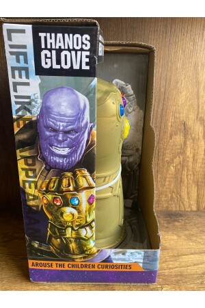 Avengers Thanos Spielzeug-Licht- und Sound-Handschuhe – THANOS-HANDSCHUHE mit Infinity-Gauntlet-Steinen können getragen werden - 4