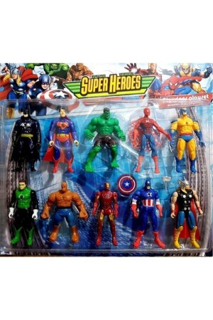 Avengers Toy Hulk Thor Thandman 10er-Set 250174142 - 1
