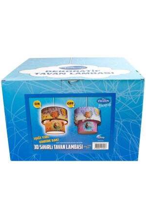 Avize 3 Boyutlu - 3D Frozen Sihirli Tavan Sarkıt Lamba 5105 - 4