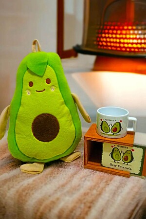 Avocado-Kissen- und Tassen-Set als Geschenk für beste Freunde - 1