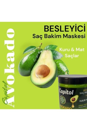 Avokadolu Besleyici Saç Bakım Maskesi 500 ml - 2