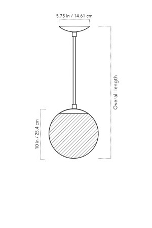 Avz-uk03 Metal-cam Sarkıt Tekli Avize AVZ-UK03 - 6