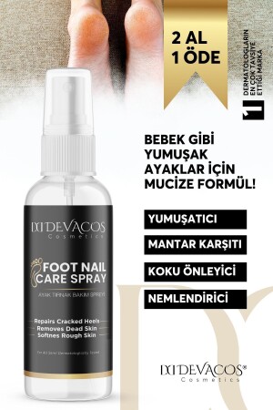 Ayak Koku Önleyici Sprey Ayak Kokusu Giderici Ayakkabı Koku Terleme Önleyici Sprey 50ml - 1