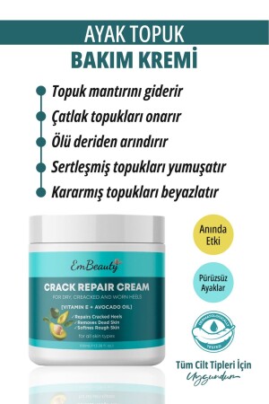 Ayak & Topuk Çatlak Onarıcı Beyazlatıcı Etkili Krem 150 ML - 2