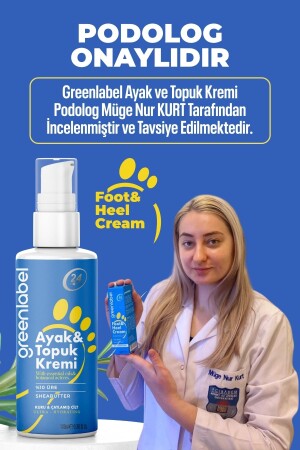 Ayak Ve Topuk Çatlak Bakım Kremi %10 Üre Shea Butter Içeren Onarıcı Krem 100 ml - 5