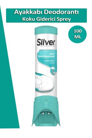 Ayakkabı Deodorantı Ayak Koku Giderici Önleyici Sprey 100ml SLVRDEO80 - 3