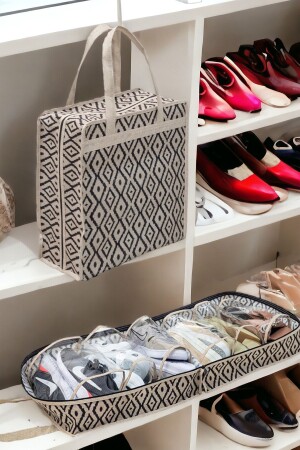 Ayakkabı Düzenleyici Hurcu Bavul İçi Organizer Valiz Dolap İçi Seyahat Çantası Hurç Bagaj Gardırop - Byens