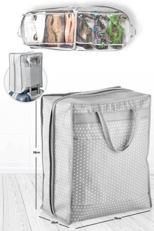 Ayakkabı Hurcu - Gri Benekli - Serstil