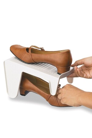 Ayakkabılık Düzenleyici Ayakkabı Rampası Alan Tasarrufu Sağlar Organizer Eder - 5