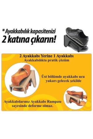 Ayakkabılık Içi Düzenleyici Plastik Tekli Ayakkabı Rampası Aparat - 5