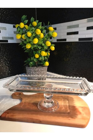 Ayaklı Dikdörtgen Sunumluk 30cm X 13cm MG-2594 - Multiamo