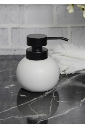 مُنْزِلٌ من البورتسلين أبيض السائل الصابون AYB637 - Aybelife