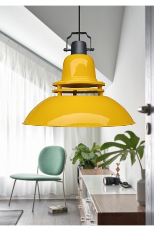 (منز-هومينغ) الصناعية الراجعية الصفراء المعدنية الحجم الكبير مصباح العقاب مطعم (AYD-3668) - HOMİNG