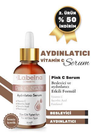 Aydınlatıcı Ve Leke Serumu 30 Ml Cilt Serumu - Pink C Serum LBN008 - 1