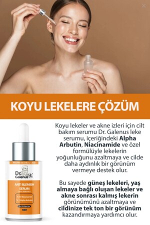 Aydınlatıcı Vitamin C Ve Koyu Leke Karşıtı Niacinamide & Arbutin Ikili Bakım Serum Seti (50 ML) - 7