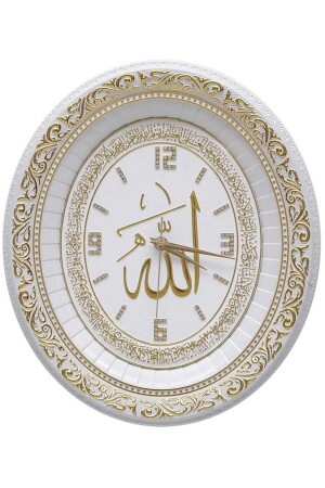 Ayet-el Kursi mit ovaler Uhr – Weiß Gelb BGB10004706 - 2