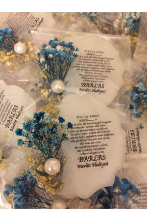 AYETEL KÜRSİLİ MAGNET MEVLÜT-YENİDOĞAN-ÖZEL GÜN-SÖZ-NİŞAN SÜNNET HEDİYELİĞİ - Sakızağacı Atölye