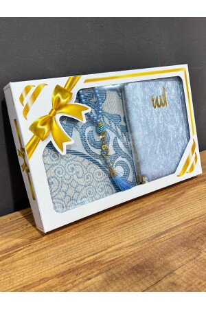 هدية بوجعة طفتة زرقاء ذات شعر سيكاد، ياسين، تسبيح - Ayhanhome