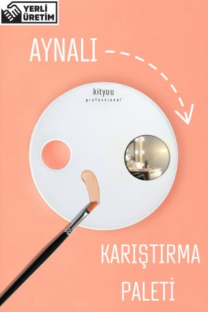 Aynalı Karıştırma Paleti Yuvarlak - 2