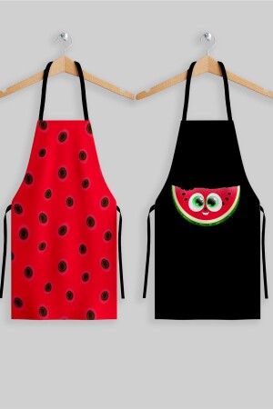 Ays Home Karpuz Desen 2'li Mutfak Önlüğü Seti AYSO346 - AYSHOME