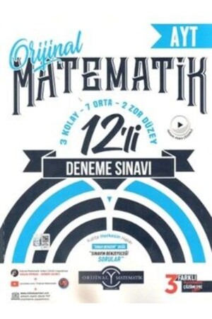 Ayt Matematik 12 Li Deneme Sınavı - Orijinal Yayınları