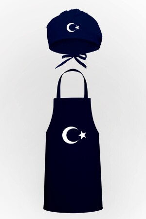 Ayyıldız Design Küchenschürze und Haube Vorteilspaket TTP0051 - 1