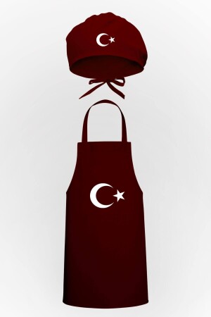 Ayyıldız Design Küchenschürze und Haube Vorteilspaket TTP0051 - 1