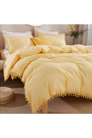 من القطن من النسيج من النوع من الفخامة غطاء السترة مجموعة مع غطاء السترة المزدوجة مع غطاء السترة المزدوجة - AYZEN HOME