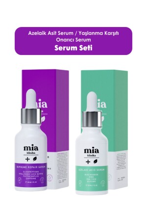 Azelainsäure hilft bei der Entfernung von Rosacea, Akne und Mitessern / Anti-Aging-Reparaturserum 253528712 - 2