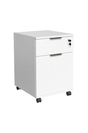 مقعد مكتب من مينز-ريو مع سحبات مقفلة الماس B RKM-311-DD-1 - Adore Mobilya