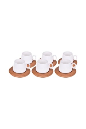 B0173 Ottoman – Set mit 6 Kaffeetassen, schlicht - 2