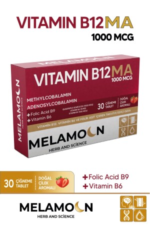 B12- B6 ve Folik Asit: Sinir Sistemi- Hamileler ve Kan Oluşumu Desteği 1000mcg - 3