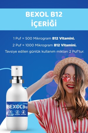 B12 Dilaltı Sprey- 15 ml B12 Vitamini Içeren Takviye Edici Gıda 8699546650088 - 5