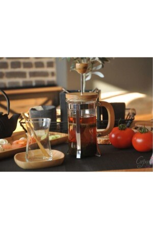 B2486 Ginza - French Press 350 ml (ÇAY PRESİ) Bitki Çayı Demleme - 5