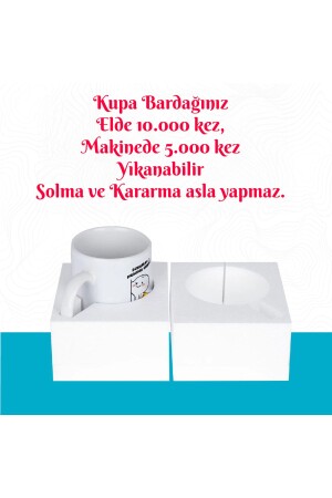 Baba Oğul Çocuk Kişiye Özel Sarı Kırmızı Forma Adı Ve Numaralı Kupa Kahve Bardak isimli - 5