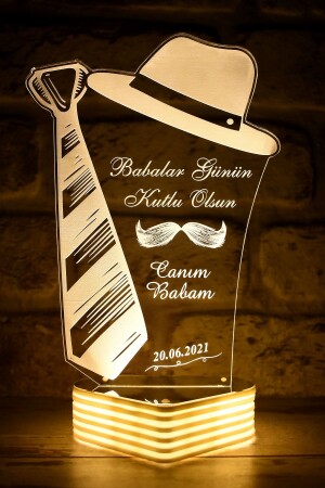 هدية عيد الأب من قبل أبي العزيز مصباح هدية لأبي BABA32123 - Hediye Kovanı
