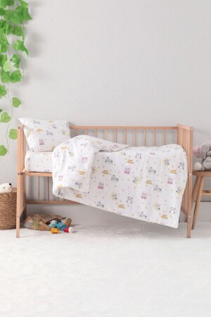 Baby 100 % Baumwolle Dream Sweet Baby Bettbezug-Set – Rosa - 4