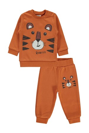 Baby-Anzug für Jungen, 6–18 Monate, Orange - Civil Baby