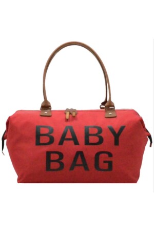 Baby Bag Kırmızı Anne Bebek Bakım Ve Mommy Kadın Çantası AYB-DBUKGGBB - 4